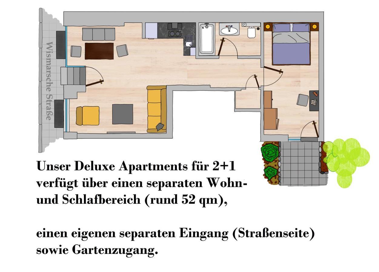Apartments Zur Alten Konditorei Schwerin  Kültér fotó