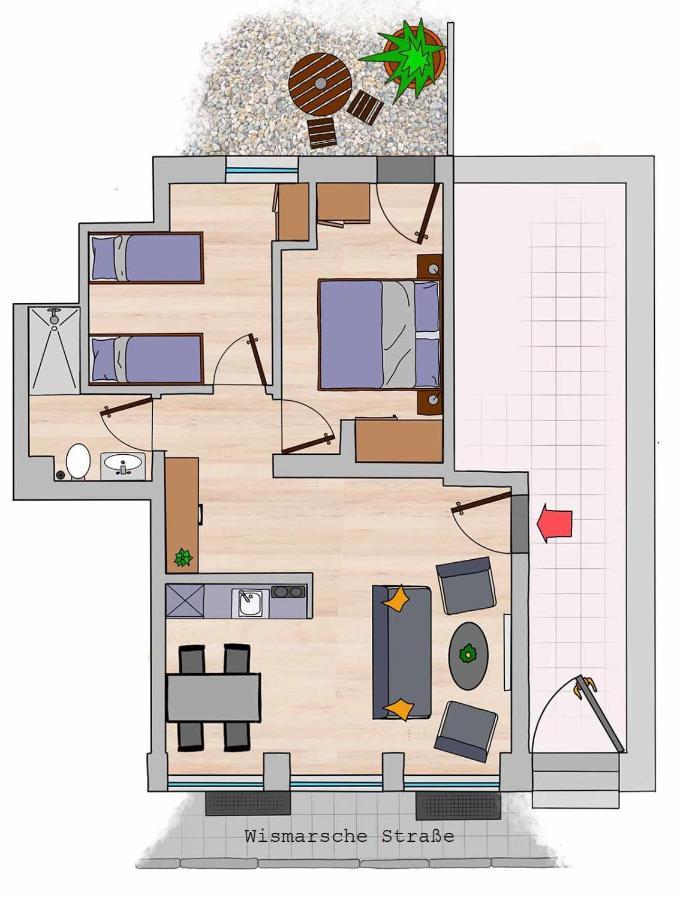 Apartments Zur Alten Konditorei Schwerin  Kültér fotó